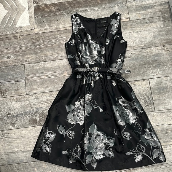 White House Black Market Dresses & Skirts - Black House White Market Black and Silver Dress